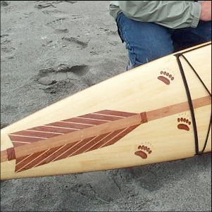 Artfully designed child kayak