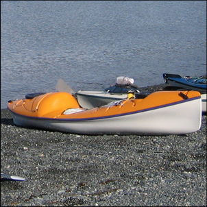 Ursa 350 on beach north of Cape Caution