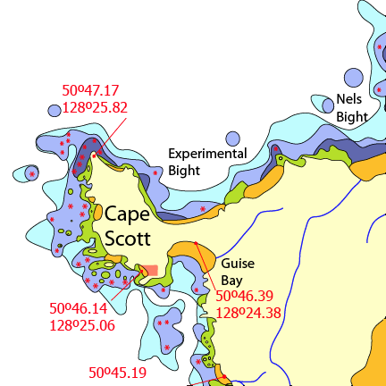 Cape Scott Map