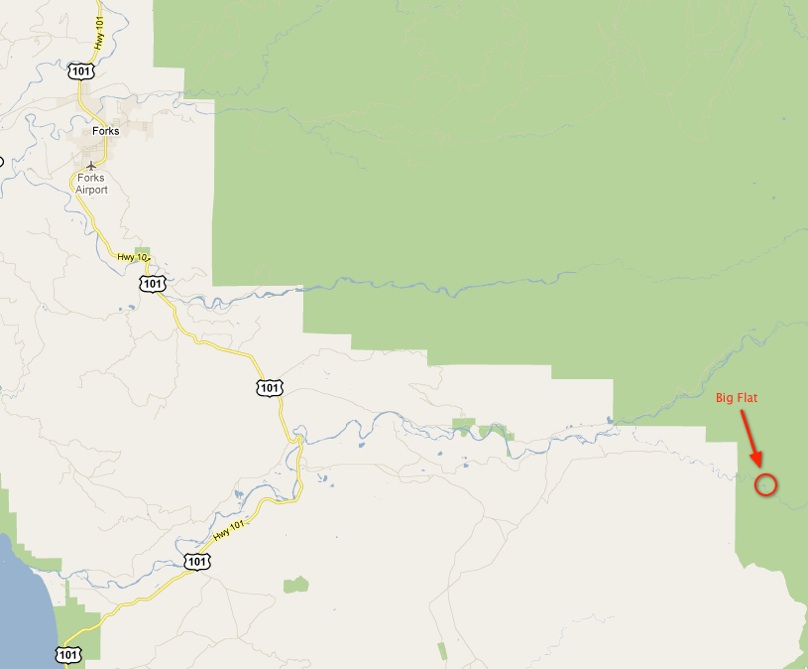 Map of Big Flat