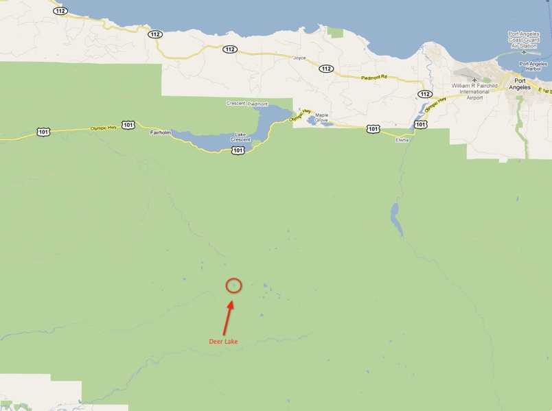 Map of Deer Lake